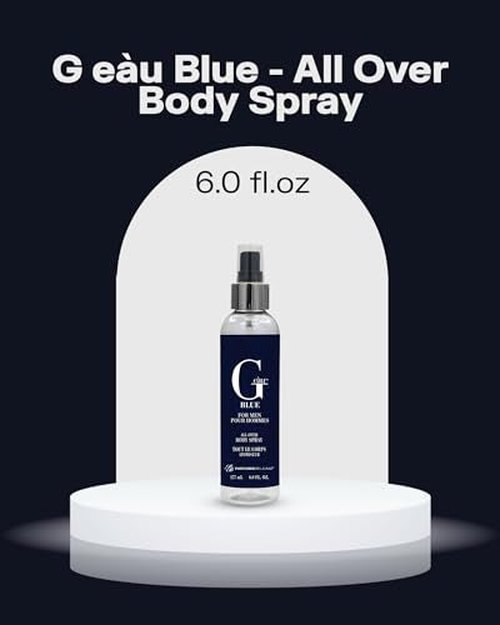 PB ParfumsBelcam - G eàu Blue - All Over Body Spray - 6.0 Fl Oz