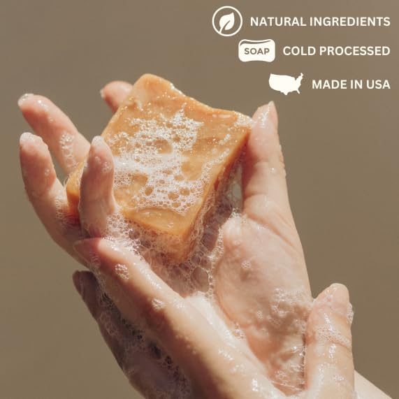 Varina Natural Mountain Pine Bar Soap - Gentle Cleansing for Sensitive Skin | Fresh Scent - 3 Pack