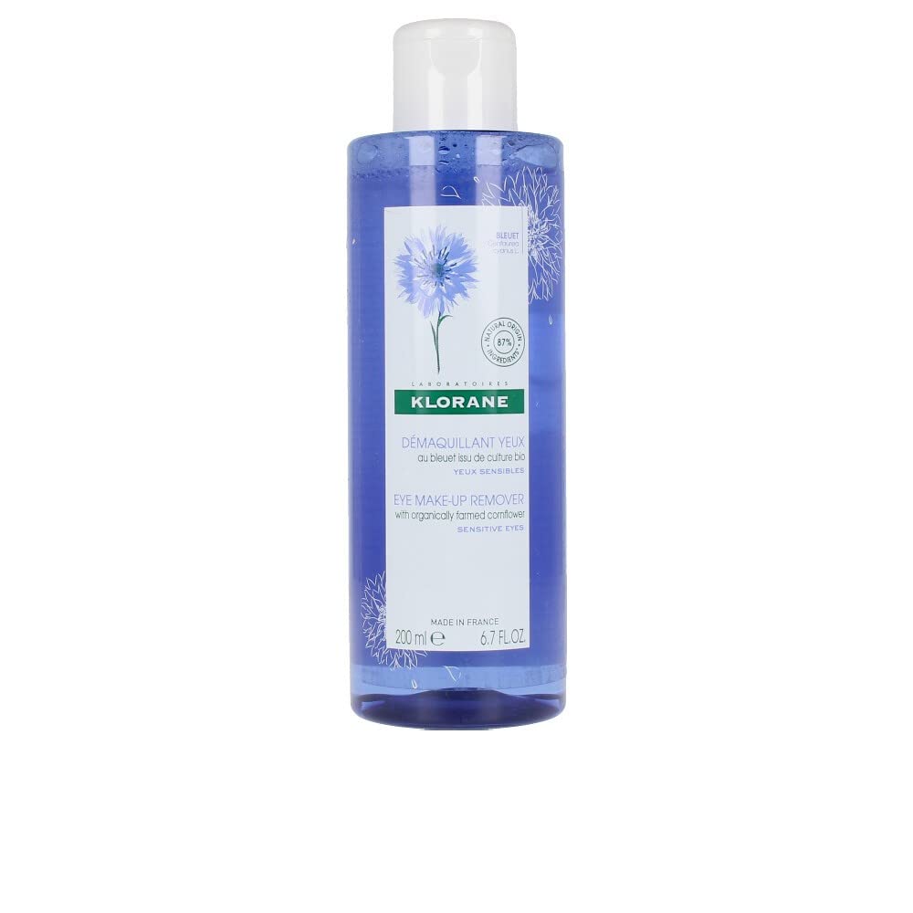 Klorane Eye Makeup Remover - Gentle Formula With Organically Farmed Cornflower - 6.7 fl. oz.