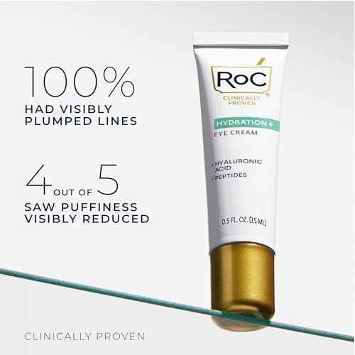RoC Multi Correxion Hyaluronic Acid Anti Aging Under Eye Cream for Puffiness & Dark Circles (.5 OZ) + RoC Retinol Capsules (7 CT), Skin Care Routine, Fragrance & Paraben Free for Women and Men