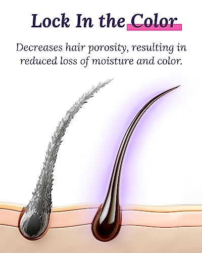 Keranique Shampoo for Color Treated Hair - Protect & Extend Color, Sulfate Free Shampoo for Colored Hair - Moisturizing Colorsafe Shampoo for Women - UV Protection, Best for Dry, Thinning, Fine Hair