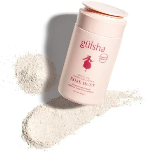 Gülsha Rose Exfoliating Face Scrub - Gentle Daily Cleanser with Natural Rose Oil | 1.5 Fl Oz for Soft, Smooth Skin