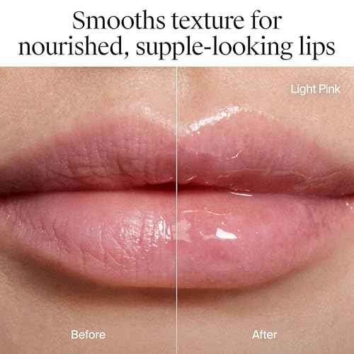 Neutrogena Hydro Boost Tinted Lip Oil with Hyaluronic Acid, Designed to Hydrate & Nourish While Providing a Luxurious Pop of Color for Fuller-Looking Lips, Light Pink, .2 fl. oz