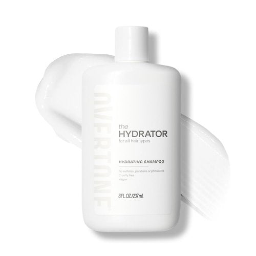 Overtone Hydrator Moisturizing Shampoo - 8 oz Sulfate-Free Vegan Cleanser | Deep Hydration & Frizz Control for All Hair Types