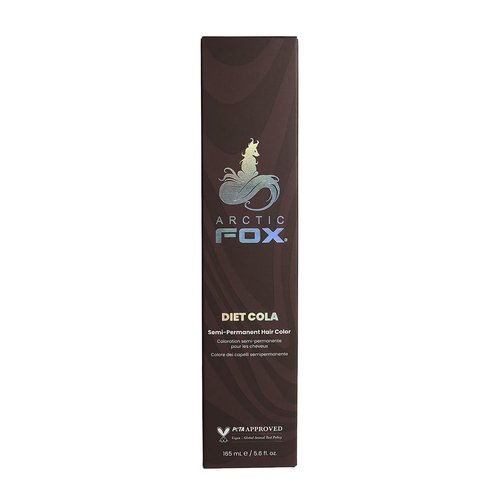 Arctic Fox Semi-Permanent Hair Dye Diet Cola - Vegan, Cruelty-Free, Ammonia-Free, Conditioning - 5.6 fl oz