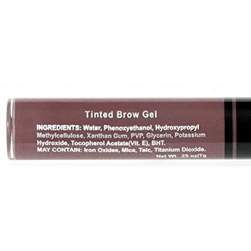 Eyebrow Gel Mascara Tint Auburn - Eye Brow Makeup, Tinted Color Browgel Filler for Natural Brows Shaping, Sculpting, Volumizing, Setting, Sealer, Tamer for Flawless Eyebrows, Paraben Cruelty Free