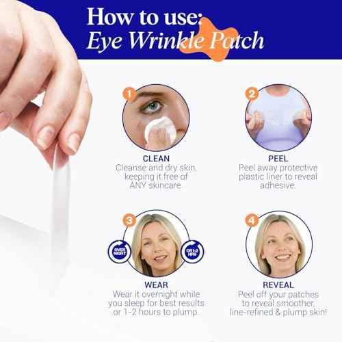 Wrinkles Schminkles Under Eye Patches - Rejuvenate Wrinkles with Medical Grade Silicone Reusable Anti-Wrinkle Patches for Under Eye Treatment, Banish Dark Circles (3 Pairs)