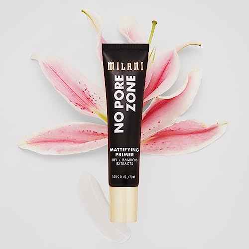 Milani Face Primer for Makeup - No Pore Zone Mattifying Primer with Lily & Bamboo Extract for a Matte Finish, 1.0 Fl. Oz