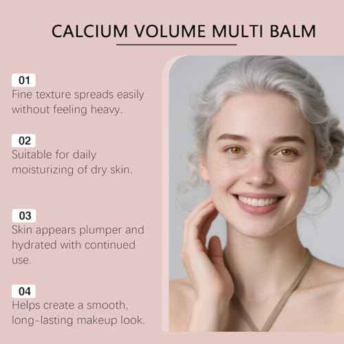 Calcium Multi Balm Stick, Anti-aging Firming & Sagging Anti Wrinkle Collagen Calcium Volume Multi Balm.(1Pcs)