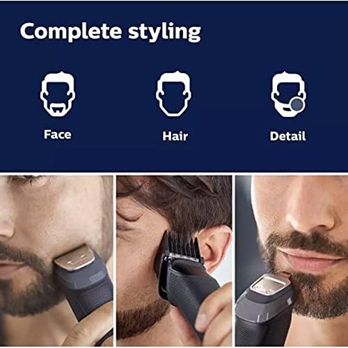 Philips Multigroom Kit - Versatile Beard, Hair & Body Grooming Set | Sleek Black Design