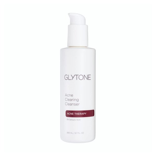 Glytone Acne Clearing Cleanser - Daily Face Wash with 2% Salicylic Acid for Oily Skin - 6.7 fl oz