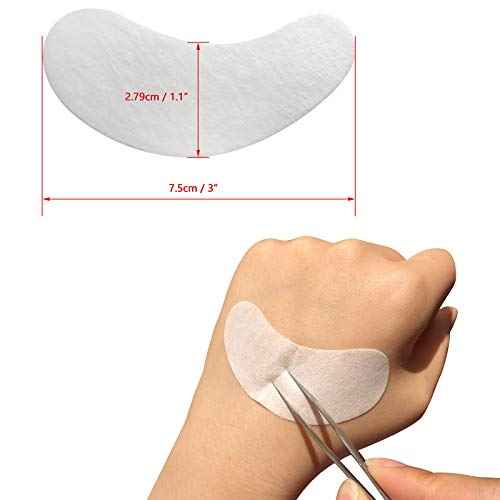 GreenLife 300 Pairs Eye Pads, 100% Naturel Eyelash Extension Under Eye Gel Pads patches kit Collagen with Aloe Vera Hydrogel Eye Patches set for Eyelash Extension Supplies Tools (50 150 300 Pairs)