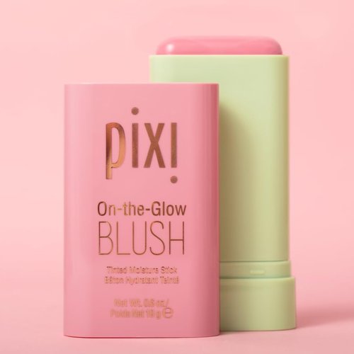 Pixi On-the-Glow Blush Stick - Hydrating Tinted Moisture Stick for Cheeks & Lips | Fleur, 19g