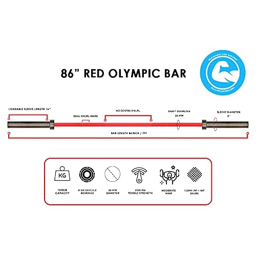 Chong Olympic Barbell 47Inch-4FT-350lb /86Inch-7FT-1500lb EZ Curl Weight Bar, Capacity Chrome Barbells for Gym Home Strength Training,Weightlifting,Power Lifting