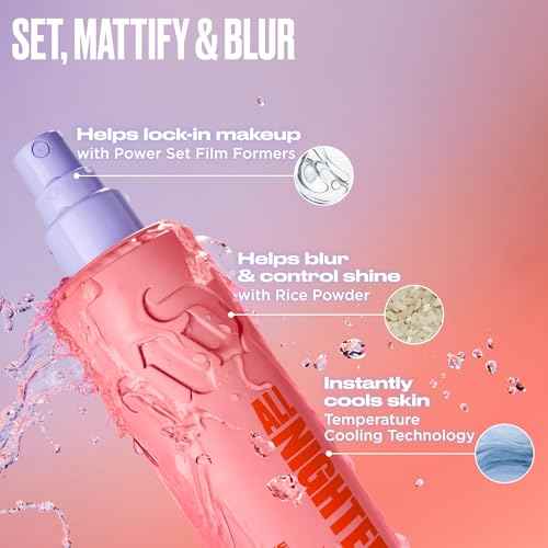 Urban Decay All Nighter Waterproof Makeup Setting Spray - Blurring Matte Finish, Up to 24HR Wear, Ultra-Fine Facial Mist, Mattifying Oil Control Face Primer, Smudge-Proof, Transfer-Resistant
