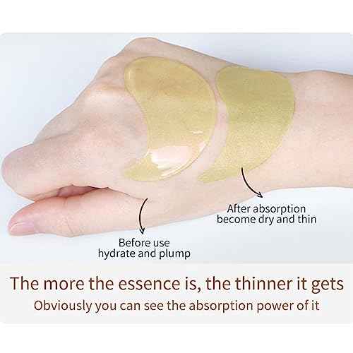 Avocado Eye Mask 60 Pcs, Under Eye Patches for Dark Circles and Puffiness, Moisturizing Nourishing Eye Treatment Mask, Moisturizing and improving eye skin dryness