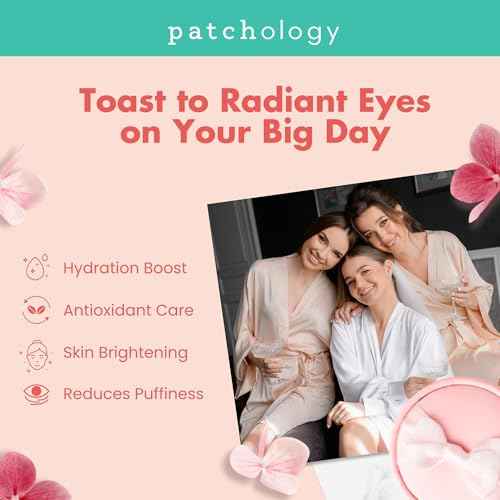 Patchology Serve Chilled Ros? Hydrating Under Eye Patches ? Hyaluronic Acid & Antioxidant-Infused Eye Masks to Reduce Dark Circles, Puffiness & Fine Lines - Ideal Skincare Essentials (5 Pairs)