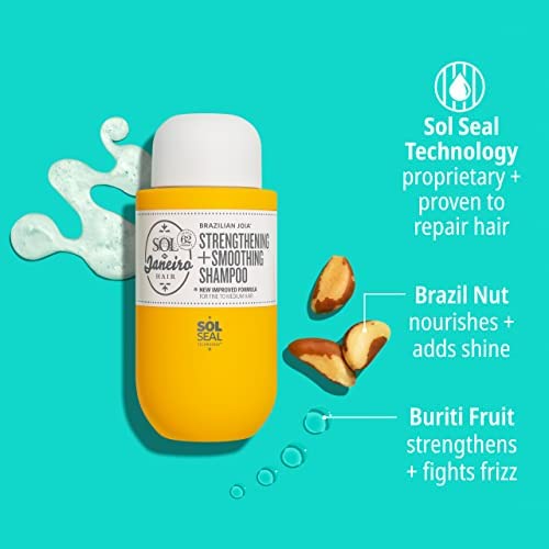 Sol de Janeiro Shampoo | Brazilian Joia Strengthening & Smoothing Shampoo 10 fl oz.