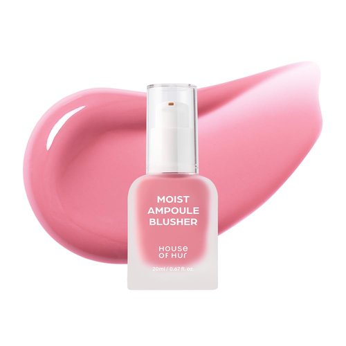 House of Hur Moist Ampoule Blusher - Hydrating & Long-Lasting Formula | 0.68fl.oz (Cherry Blossom)