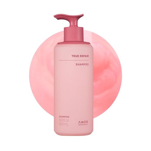 AMOS PROFESSIONAL True Repair Shampoo - Anti-Frizz & Smoothing Formula with Ceramide for Dry, Damaged Hair | 16.9 fl. oz.