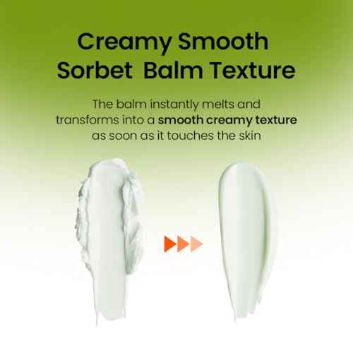 beplain Mung Bean Pore Cleansing Milk Balm (3.38 fl.oz/100ml) | Fragrance-Free | Korean Makeup Remover for Sensitive Skin | Non-Greasy Sorbet Texture with Ceramides | All-in-One Facial Cleanser