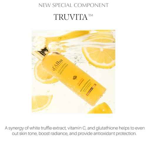 d'alba Piedmont White Truffle Vita Toning Serum Toner, Glass Skin with Double Vitamin Skincare, Face Moisturizer, (6.08fl. oz)