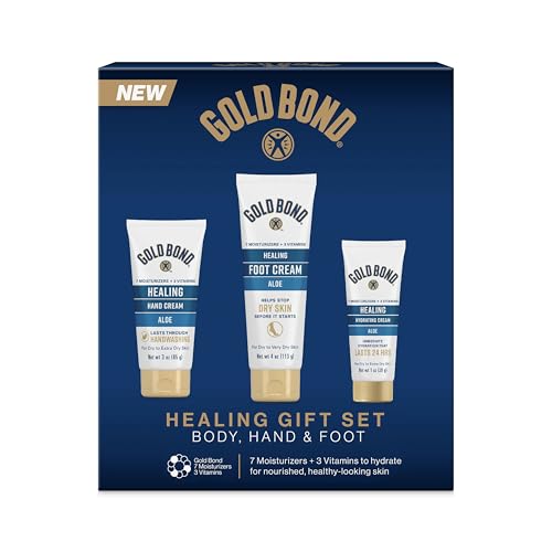 Gold Bond Healing Hand Cream, 3 oz., Gold Bond Hand Cream With Aloe, Moisture That Lasts Through Handwashing