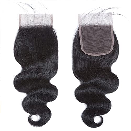 Dream Diana Body Wave Lace Closure 4x4 Free Part Brazilian Hair Closure Top Closure Human Hair Unprocessed Brazilian Closure（10h）