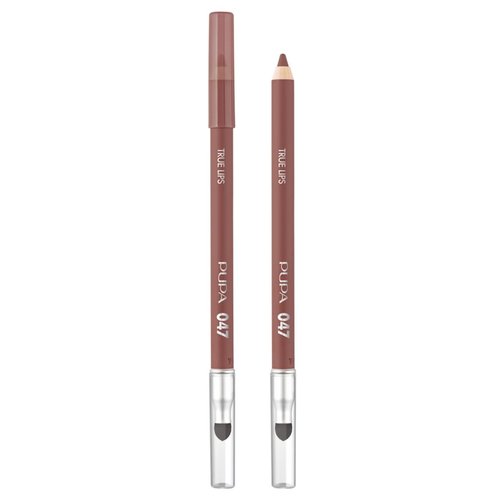 Pupa True Lips Lip Liner Pencil - Intense Color & Ultra Pigmented | 047 Deep Nude