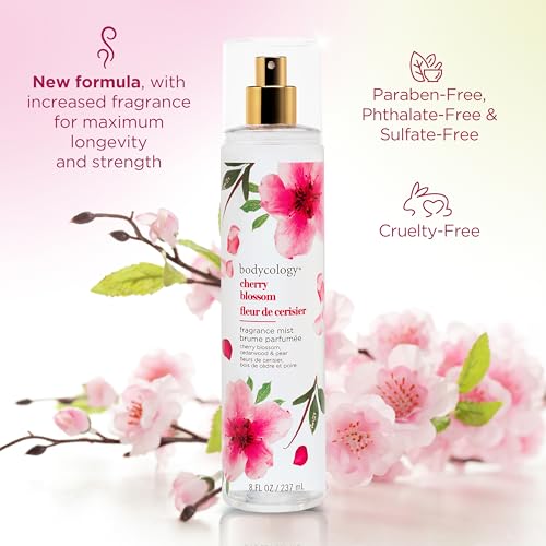 Bodycology Long-Lasting Fragrance Body Mist, Pure White Gardenia, 8 fl oz