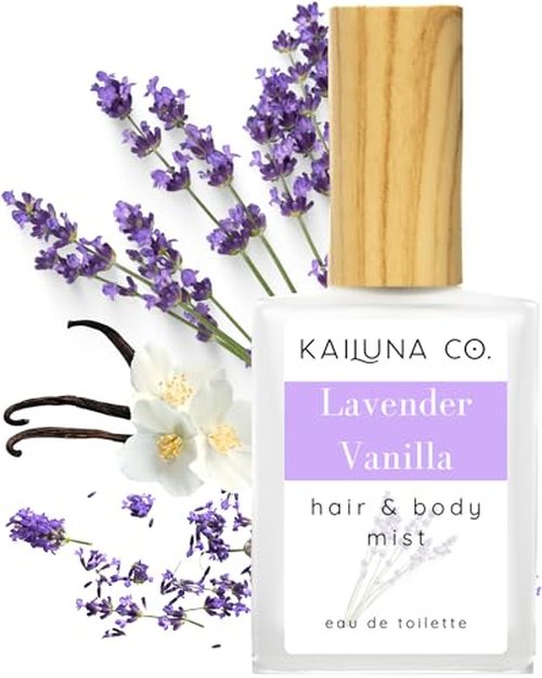 Kailuna Co. Santal Unisex Natural Hair & Body Mist Spray, Pure Essential and Fragrance Oils, Alcohol-Free, Handmade in California, 0.5Fl Oz