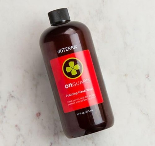 doTERRA On Guard Foaming Hand Wash - 16 Oz with Two Convenient Dispensers for Germ Protection