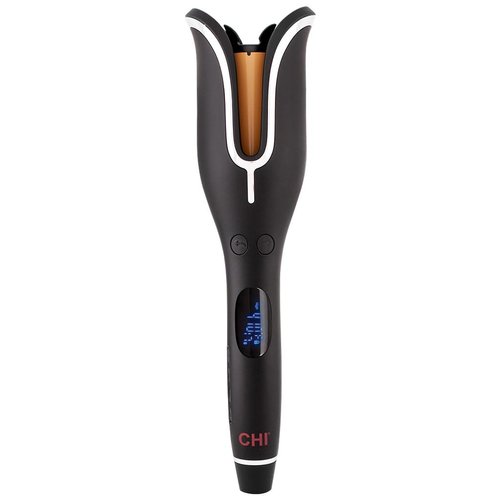 CHI Spin N Curl 1″ Ceramic Curling Iron - Adjustable Heat Settings for All Hair Types | Onyx Black