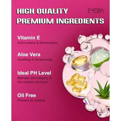 EMEDA Whipped Lash Shampoo Kit, Deep Cleanser Foam, 100ml Lash Cleaning Kit with Brush, Cleanser for Extension & Cluster & Strips Eyelash, Salon & Home Use Supplies (Unscented)