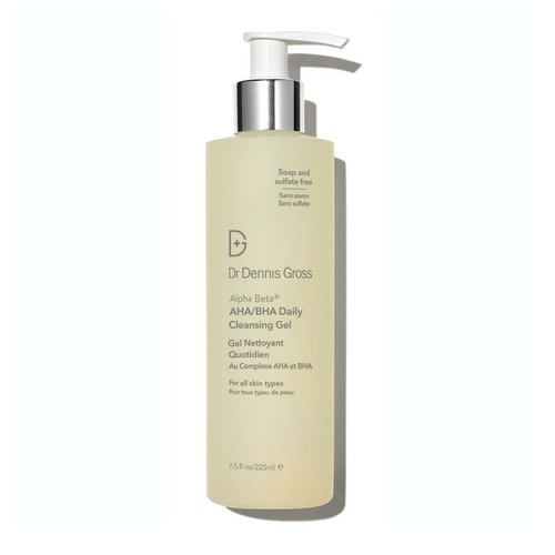 Dr Dennis Gross Alpha Beta® AHA/BHA Daily Cleansing Gel, for Skin That is Dull, Congested and Uneven Tone & Texture (7.5 Fl Oz)