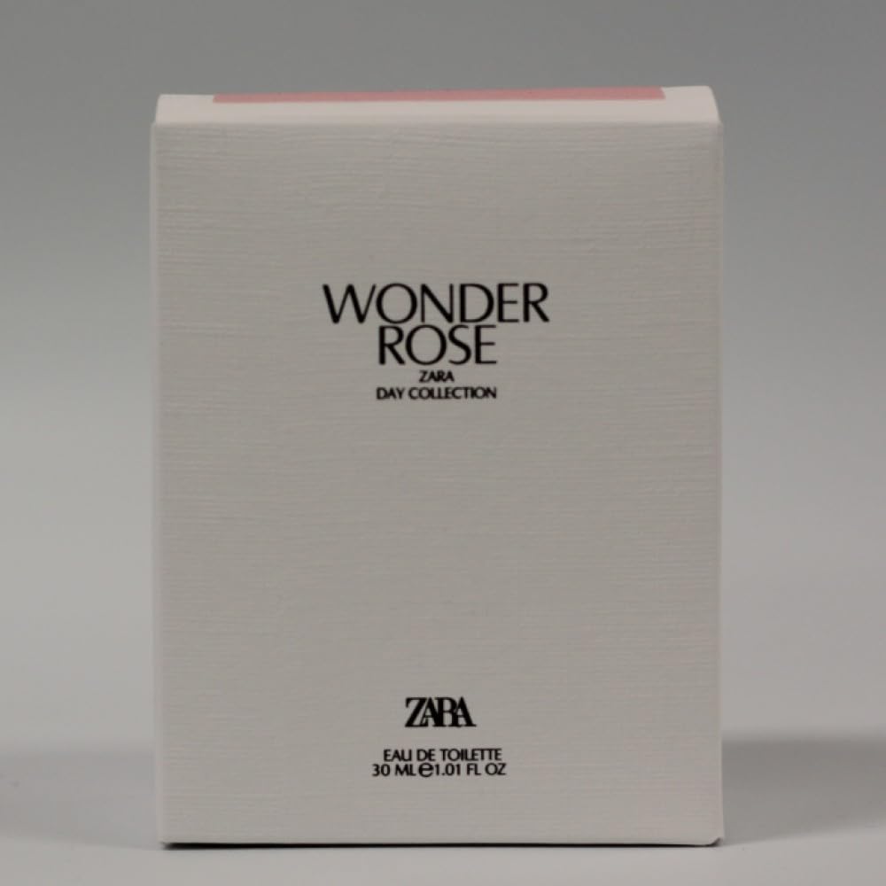 Zara Wonder Rose Eau de Toilette - Fruity Floral Perfume for Women | 30 ml with Peach, Jasmine & Coconut Vanilla