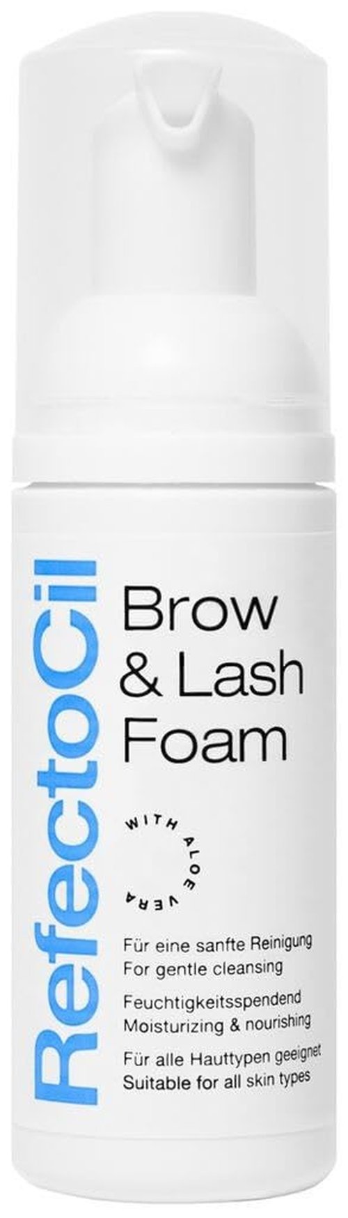 Refectocil Eyebrow & Eyelash Makeup Remover Foam - Gentle Formula for Easy Cleansing