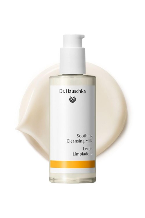 Dr. Hauschka Soothing Cleansing Milk - pH Balanced Facial Cleanser & Makeup Remover for Sensitive Skin | 4.9 Fl Oz