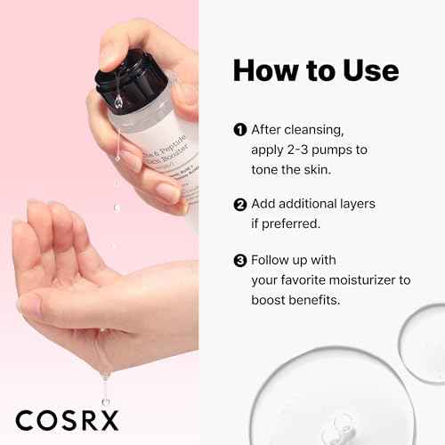 COSRX 6X Peptide Collagen Booster Toner Serum with Copper Peptides, Niacinamide & Hyaluronic Acid Skin Renewal Boosting Facial Essence for All Skin Types, Korean Skin Care, 150mL/5.07 Fl.Oz