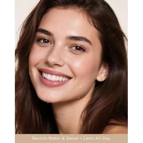 bayfree Tinted Moisture Foundation Balm, All-Day Wear Full Coverage Foundation, Hydrating & Weightless, Sweatproof & Humidity-Resistant, Buildable Natural Finish, Vegan Korean Makeup