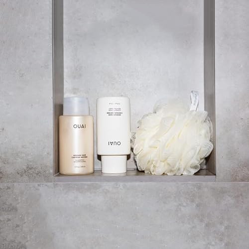 OUAI Fine Shampoo and Conditioner Set - Sulfate Free Shampoo and Conditioner for Women & Men - Made with Keratin, Marshmallow Root, Shea Butter & Avocado Oil - Free of Parabens & Phthalates (10 Fl Oz)