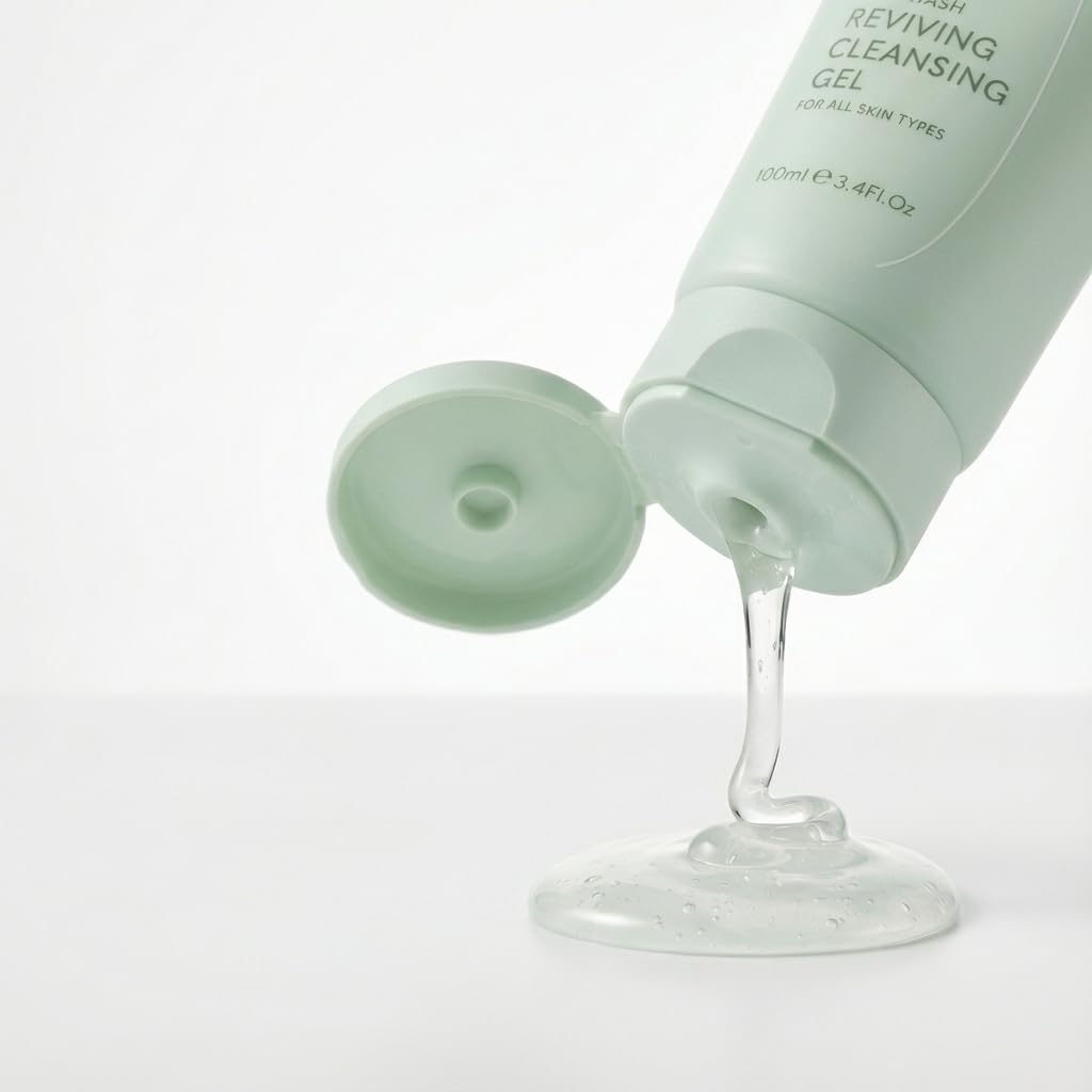 SEACRET Dead Sea Cleansing Gel - Hydrating Foaming Facial Cleanser with AHAs & Minerals, 3.4 fl oz