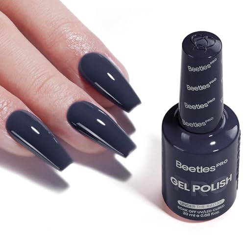 Beetles Pro Pink Gel Polish - Stay Bright, 20ml Light Pink Gel Polish Spring Pastel Color, Professional Nail Tech Formula, High Pigment Soak Off UV LED Long Lasting