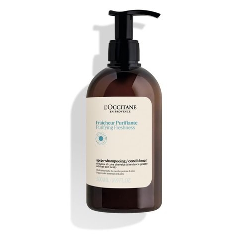 L'Occitane Aromachologie Conditioner - Purifying Freshness | 16.90 Fl. Oz for Revitalized Hair