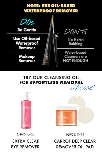[K-Beauty] Neogen Dermalogy Extra Volume Curl Metal Mascara 0.20 oz | Lash Telescopic Lift Mascara Black Volume and Length Refillable (Volume, Black)