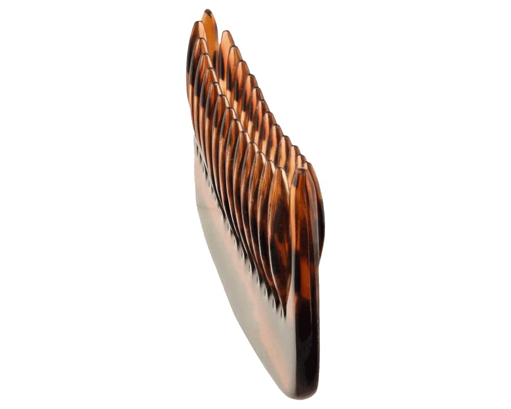 Suavecito Beard Comb - Acetate Amber Volumizing & Detangling Tool for Shaping