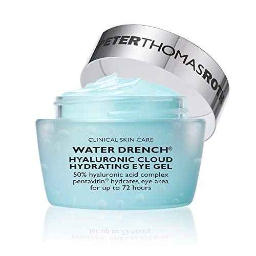 Peter Thomas Roth | Water Drench¢ç Hyaluronic Cloud Hydrating Eye Gel | Hyaluronic Acid Gel With Caffeine, for Fine Lines, Wrinkles, Under-Eye Puffiness and Dark Circles