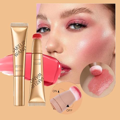 Skiennix Contour Wand & Blush Wands Duo - 2-In-1 Liquid Contour & Blush Stick for Women, Cream Makeup