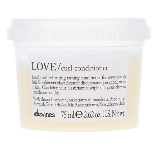 Davines LOVE Curl Conditioner, Enhance and Control Curly and Wavy Hair, Weightless Volume and Softness