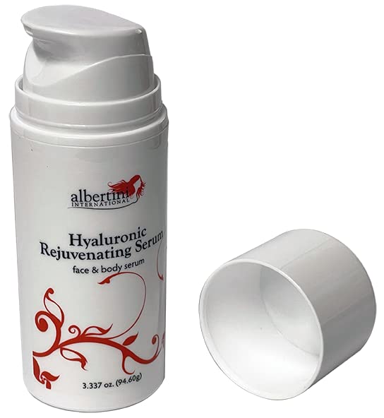 Hyaluronic Rejuvenating Serum for Face & Body 3.34 oz, Natural, Non-greasy, with Vitamin B5 and Niacinamide
